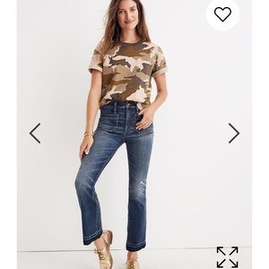 Madewell Patch Pocket Cali Demi Jean in Size 29